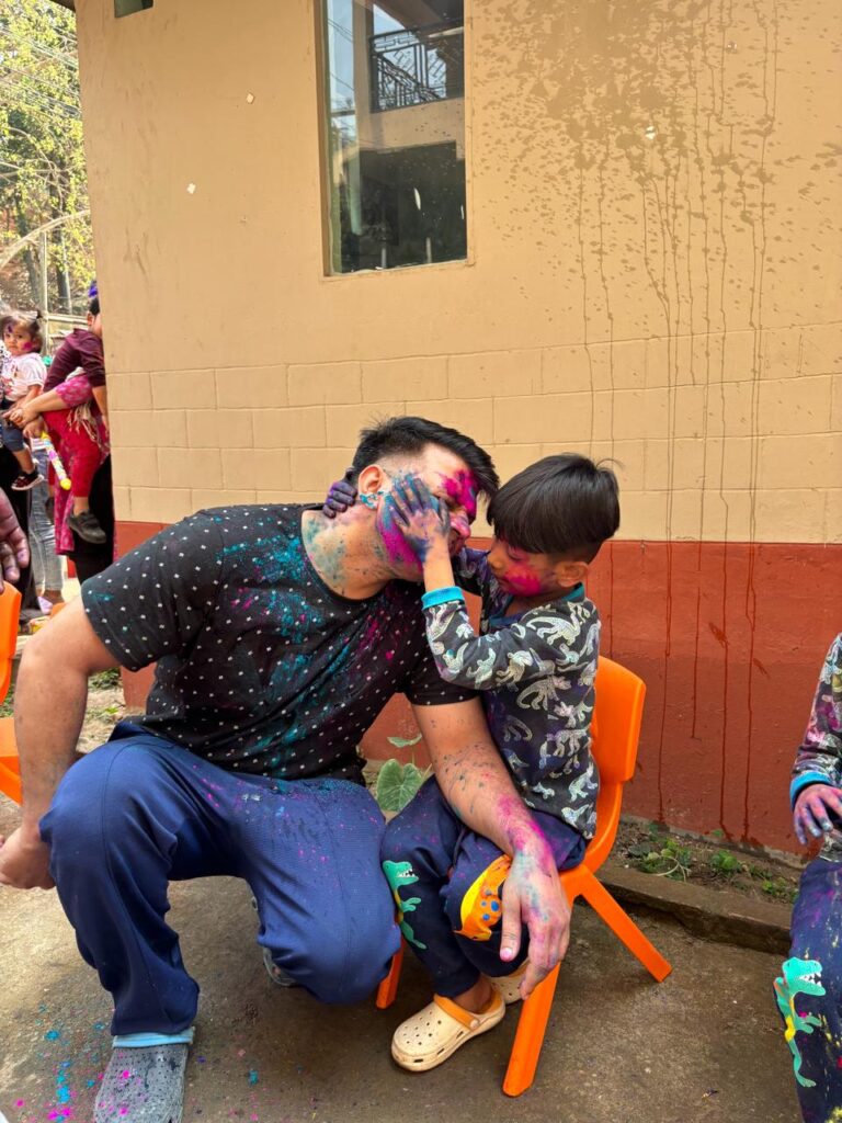 Holi celebration